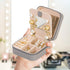 KElofoN Travel jewelry case Travel jewelry box Travel Jewelry Organizer Small Jewelry Organizer Box for Girls Women with Mirror(Grey)...