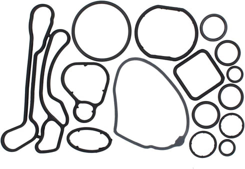 NewYall Engine Oil Cooler Gasket Seal O-Ring Full Set Kit...