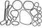 NewYall Engine Oil Cooler Gasket Seal O-Ring Full Set Kit...