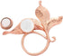 Lovely Enamel Flower Magnetic Clip Eyeglass Holder Brooch Custom Jewelry...