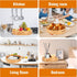 Bamboo Tray Organizer – Spice Rack Organizer Bamboo Tray for Kitchen Pantry Storage Cabinet Dining Table Refrigerator Bathroom Storage (25cm)...