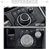 1797 Multimedia Volume Knobs Covers Compatible with Mazda Bling Accessories Caps Decals Stickers 3 6 CX3 CX5 CX9 2016 2019 2020 2021 Interior Insi...