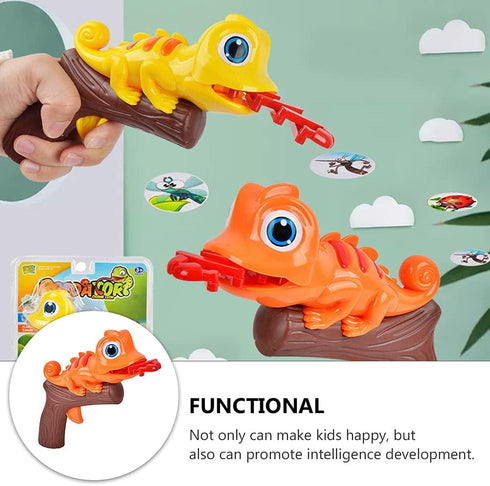 TOYANDONA Tongue Catch Game for Kids Family Game Interactive Toys Lizard Catch Tic Tongue Desktop Board Game for Kids Parents 1 Set...