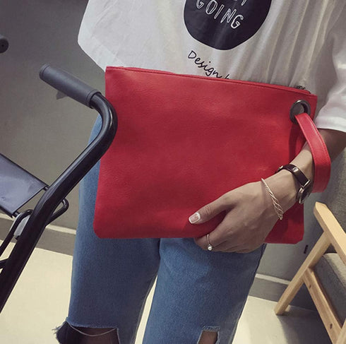 Oversized Clutch Bag Purse and Handbag Womens Large PU Leather Evening Wristlet Handbags...