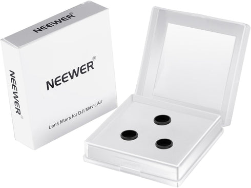 Neewer DJI Mavic Air Lens Filter Kit - 3 Pieces Pro Neutral Density Filters ND4, ND8, ND16 Filter, Made of Multi Coated Waterproof Aluminum Alloy ...