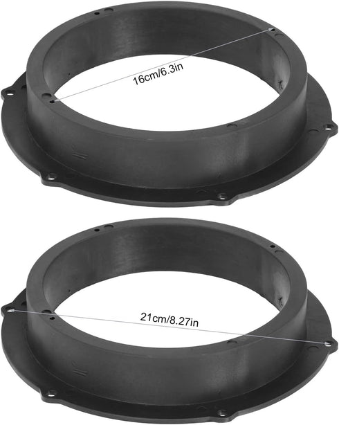 2 Pcs/Set Car Speakers Mounting Bracket, Car Door Audio Speaker Adapter Spacer Rings Mounting Bracket Replacement for Superb Other Supplies...