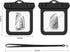 2 Pcs Waterproof Key Holder for Swimming Money Credit ID Card Cash,Car Key Fob Case Floating Keys Holder Pouch Small Pouch Dry Bag ,Clear Key Fob ...