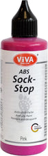 Viva Decor ABS Sock Stop (2.77 Fl oz, Pink) - Fabric Paint for Non-Slip Socks, Bath Mats & More - Latex-Free, Water-Based, Washable - For Grip Soc...