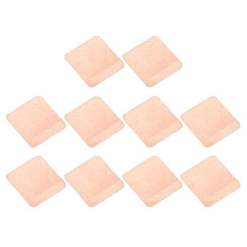 DMiotech 20 Pack 15 x 15 x 0.1mm Copper Pad Thermal Kit IC Chips Heatsink Cooler Shim for Cooling PC Laptop...