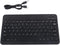 Spanish & English Language Keyboard, Rechargeable Portable Mini Keyboard with 7 Multimedia Keys, 78 Buttons, for iOS/for/for Android Tablet...
