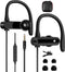 Wired Earbuds Over Ear Headphones for School Students with Microphone Noise Canceling 3.5mm Earphones in-Ear Headset for Tablets iPod iPad MP3 iPh...