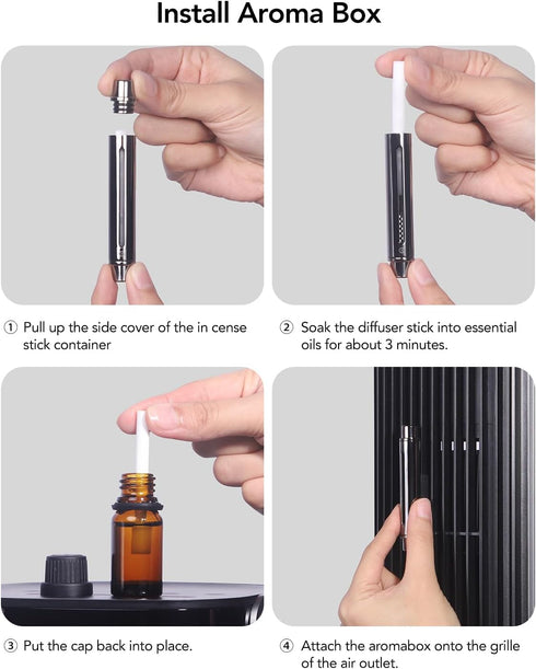 Goveelife 24pcs Aroma Diffuser Refill Sticks for Air Fresheners Diffuser Vent Clips. Replacement Accessories Only for Goveelife Smart Tower Fan H7...