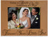 KATE POSH Natural Wood Picture Frame - Engraved (5x7-Horizontal) - Mother of The Bride Gifts, Father of The Bride Gifts...