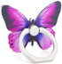 Butterfly Cell Phone Ring Holder Finger Ring Grip Stand 360° Rotation 180° Flip Universal Kickstand Compatible with All Smartphones (Pink)......