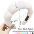 Spa Headbands for Washing Face or Makeup, Sponge Bubble Skincare Headbands, Puffy Terry Cloth Hairband for Women, Skin Care Makeup Headwear Hair A...