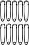 Kipokalor 30pcs Black 2inch Steel Safety Pins - Blankets, Skirts, Kilts, Crafts (2inch, Black)...