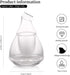 Bincoo Cold Brew Coffee Maker, 180ml/6 oz Iced Coffee Maker Double Borosilicate Glass, separate inner chamber and jug Iced Tea Maker Cold Brew Cof...