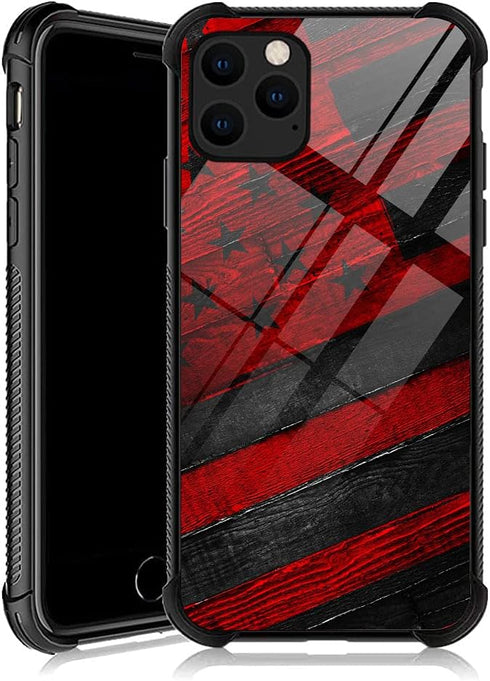 DJSOK Compatible with iPhone 13 Pro Max Case?Design Pattern Back Bumper Anti Scratch Reinforced Corners Soft TPU Caver,Cases for Men Women-Black r...