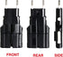 ROAD WARRIOR Universal Travel Plug Adapter Europe/UK/Australia/USA/India/China Compact Does Not Convert Voltage RW101BK Black...
