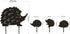 Hedgehhog Decorative Garden Stakes Metal Garden Statues Small Cute Silhouette Stake for Yard Outdoor Garden Lawn Decoration, Set of 4...