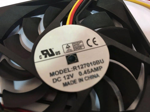 EVERFLOW 707010mm R127010BU 12V 0.45A 3Wire 7cm square Cooling Fan...