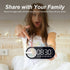 Digital Alarm Clock Bluetooth Speaker, Dual Alarm Clock for Bedroom Wireless Speaker BT 5.0 with Rechargeable 1200mAh Battery, Support FM, TF Card...