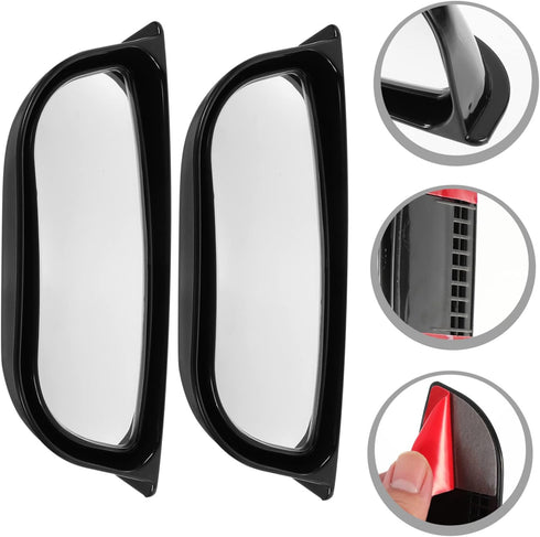 1 Set 2pcs Blind Spot Mirror Blind Side Mirror Blind Spot Car Mirror Rear View Mirror Adjustable Blind Mirror Car Rear Mirror Car Side Mirror Acce...