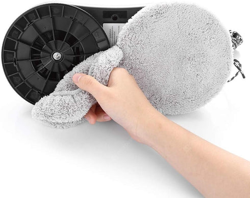 Replacement Pads for Window Cleaning Robot, Compatible with Model X5 X6 X7 X8 HC-09 HC-07 HC-11 HC-18, Washable and Reusable Microfiber Cloth -12p...