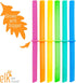 Elk and Friends Adult & Kid's Reusable Silicone Straws with Stopper for 12oz &14oz Mason Jars or Tumblers, Pack of 8 Colorful Straws 7.9"...