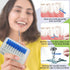 440Pcs Dual-Use Interdental Brushes Soft Silicone Dental Picks Toothpicks Between Teeth Gum, Flossing Toothpick Brush for Cleaning Orthodontic Wir...