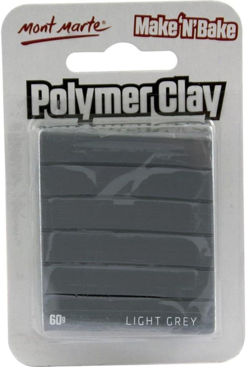 Mont Marte M.M. Make N Bake Polymer Clay 60G - Light Grey...