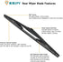 Rear Windshield Wiper Arm Blade Set 85241-AE010 EG21-67-421 for Toyota Sienna 2004-2010, for MAZDA CX7 2007-2012, for MAZDA CX9 2007-2015...