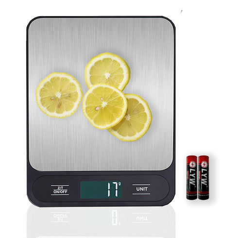 Food Scale,Digital Kitchen Scale,Weight in Grams and Ounces for Baking, Cooking, and Meal Prep,6 Units with Tare Function,LCD Display,11lb...