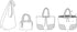 Simplicity Handbag, Hobo, Tote Bag Packet, Code 9304 Sewing Pattern, One Size, White...