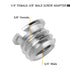 12 Pcs 1/4" 3/8" Camera Screws Adapter, Tripod Screw Adapter Converter Light Stand Adapter for DSLR Camera Tripod Mount, Shoulder Rig, Flash Light...