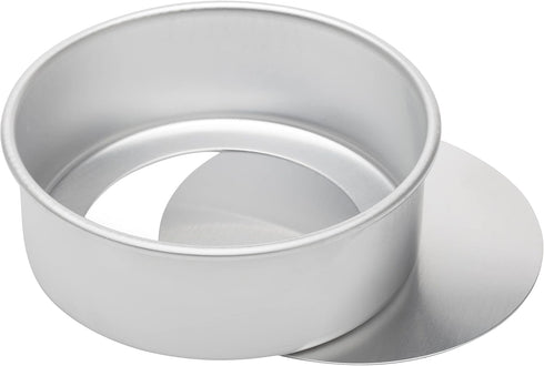 Ateco Aluminum Cake Pan with Removable Bottom, Round, 8 by 3-Inch, Silver...