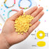 IOOLEEM 2000+pcs Yellow Clay Beads, Polymer Clay Beads for Bracelets Making, Clay Beads for Jewelry Making, Clay Beads for Crafts, Bracelet Beads....