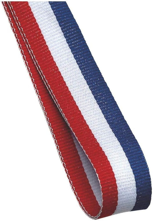 Red White and Blue Grosgrain Stripes Ribbon American Flag Patriotic Ribbon for Independence Day Party Decoration 50 Yards...