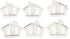 100 Count House Home Shaped Paper Clips Great for Paper Clip Collectors or Realtor Office Gift - Comes in Round Tin with Lid and Gift Box - Silver...