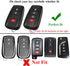 Quicksand Key Fob Cover Case Compatible with Toyota Camry RAV4 C-HR Prius Highlander Avalon Corolla Hatchback (A, Pink)...