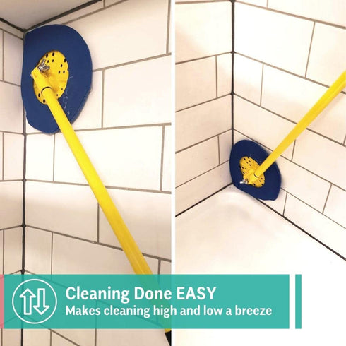 CHOMP! Scouring Pads Refill Pack: 5 Minute CleanWalls 2 pak Bathroom Shower Tile Glass Fiberglass Soap Scum Hardwater Stains Calcium...