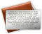 Engraved Stainless Steel Wallet Card Insert - Son Gift Idea from Mom - Unique Mini Love Note to Son from Mother - Graduation Gift (Silver)...