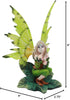 Ebros Mythical Goddess Green Earth Pixie Dust Fairy Blowing Crystal Bubble Statue 6" Tall Whimsical Tribal Gaia Faerie Fantasy Sculpture...