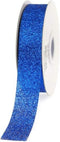 Homeford Firefly Imports Glitter Ribbon Wrapping, 7/8-Inch, 25 Yards, Royal Blue, 7/8"...