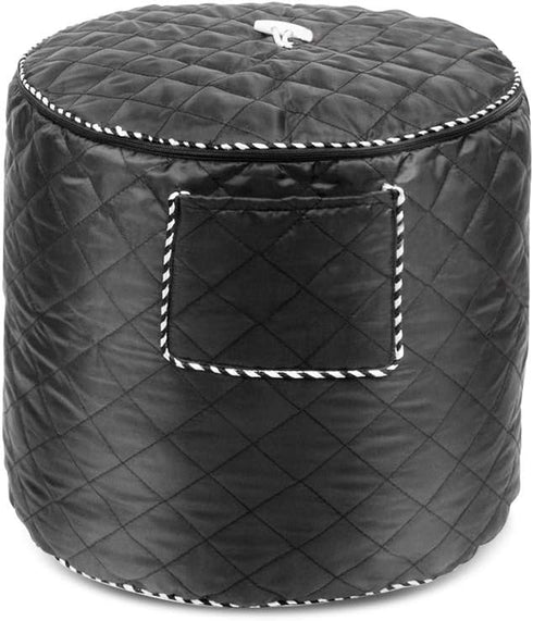 Air Fryer Cover Also for 6 Quart Instant Pot and Electric Pressure Cooker with Pocket, Dust-Proof Cover for Electric Appliance (Black)...