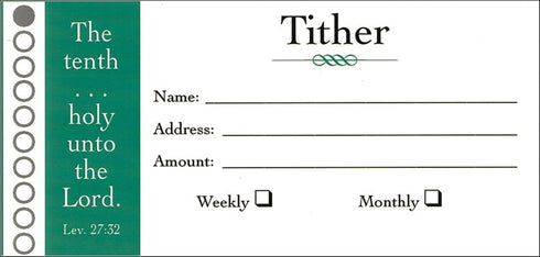 Broadman Church Supplies Offering Envelope, Tither, 100 Count...