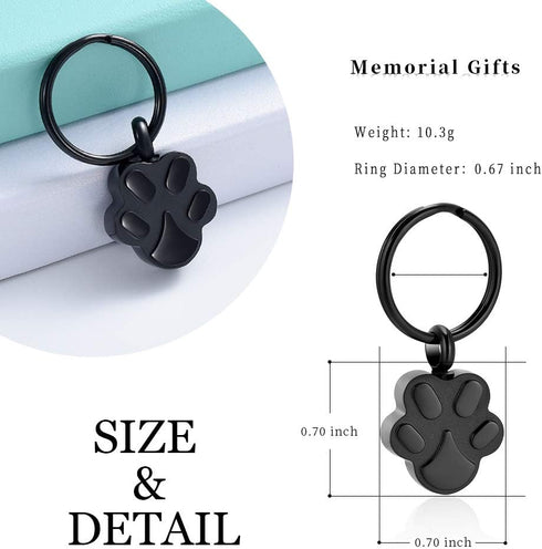 shajwo Cremation Jewelry Urn Keychain for Pet Human Ashes Dog Cat Keepsake Memorial Urn Keychain Ash Holder for Women Men...