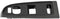 cciyu Light Gray and Black Window Switch Bezel Front Left Drivers Side Replacement Fits for Chevy Silverado 1500 2500 3500 2004-2006 for GMC Sierr...