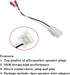 4 Pack Speaker Harness for Jeep Dodge Chrysler Models Front Rear Door Speaker Wiring Harness Adapter 72-6514 - Door Speaker Replacement Speaker Wi...
