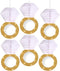 Bridal Shower Decoration,Engagement Party Supplies,Bachelorette Party Favor,She Said Yes Engaged Diamond Ring,Glitter Gold Honeycomb Ring Hanging ...